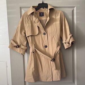Forever 21 Tan Trench Coat with Belted Waist